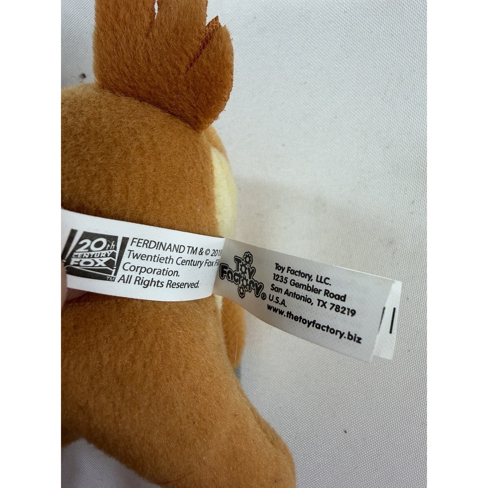 Toy Factory Blue Sky Studios Ferdinand Lupe Goat Plush 8 in NWT 2018 - Picture 5 of 5